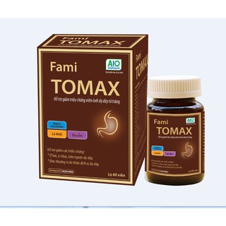 ♥♥Hỗ trợ giảm ợ hơi, ợ chua, trào ngược dạ dày ♥♥  FAMI TOMAX