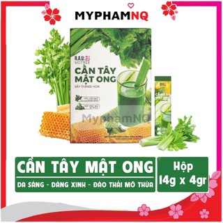 Cần tây Motree giảm cân dạng Bột - Trà detox nước ép cần tây đẹp da, bổ sung vitamin khoáng chất - Hộp14gói - MyphamNQ