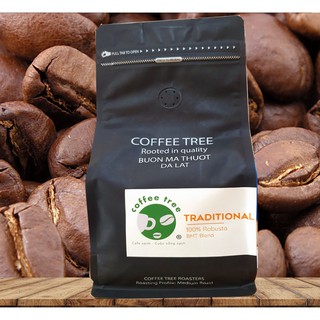 Cà phê 500gr Robusta 100% nguyên chất gu đậm hương nhẹ