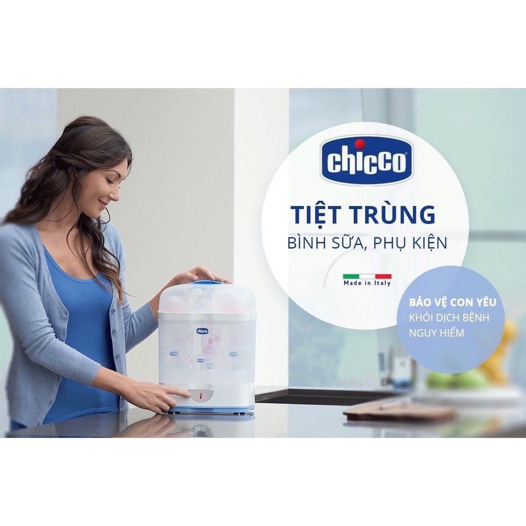 Máy tiệt trùng đa năng 2 in 1 Chicco