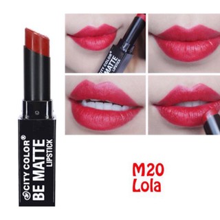 Son City Color Be Matte Lipstick  - M20 Lola