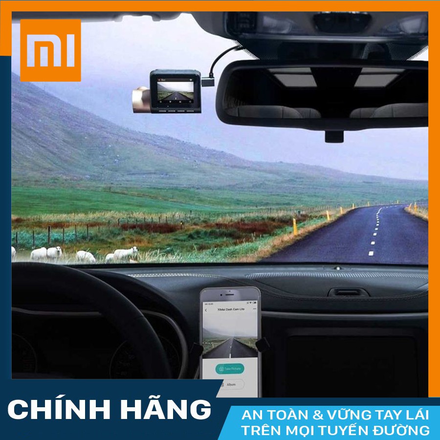 Camera hành trình Xiaomi 70mai Lite có GPS hiển thị tốc độ + thẻ nhớ 16/32/64GB Class 10 - hàng chĩnh hãng