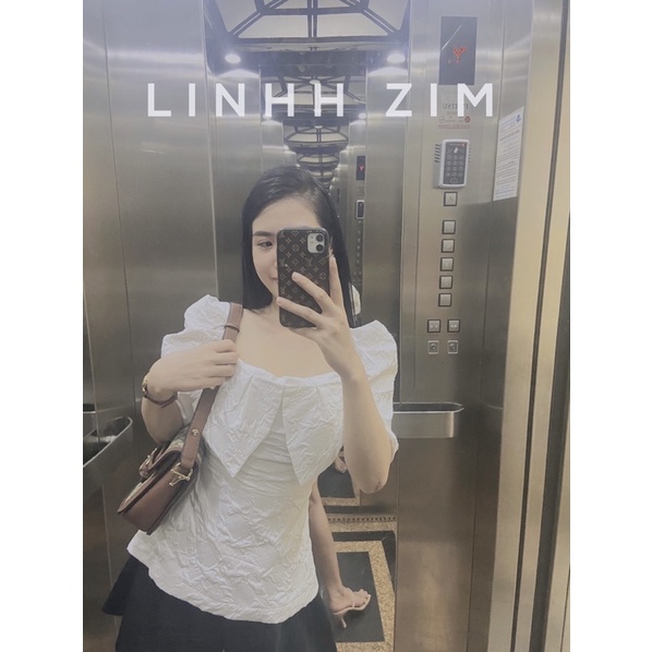 ÁO TRẮNG X TAY LỬNG- LINHH ZIM
