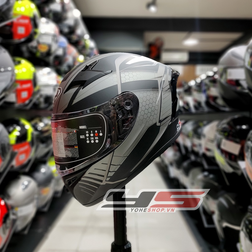 MŨ BẢO HIỂM YOHE 978  - FULLFACE 1 KÍNH