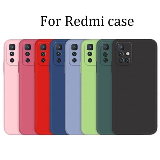 Ốp điện thoại silicon mềm màu trơn dành cho Redmi 10 Note 11 10 Pro 11s 9s 9T 9 Pro 5G 4G 2021