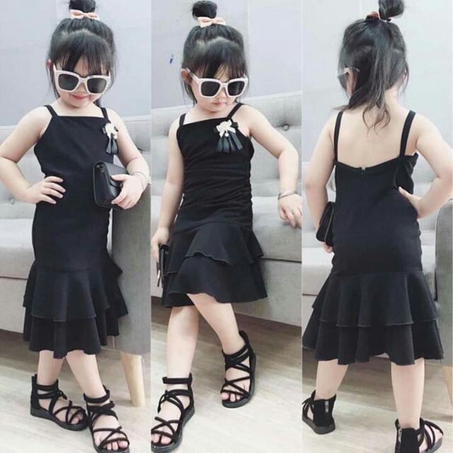 Đầm đuôi cá cho bé (kèm ảnh thật)