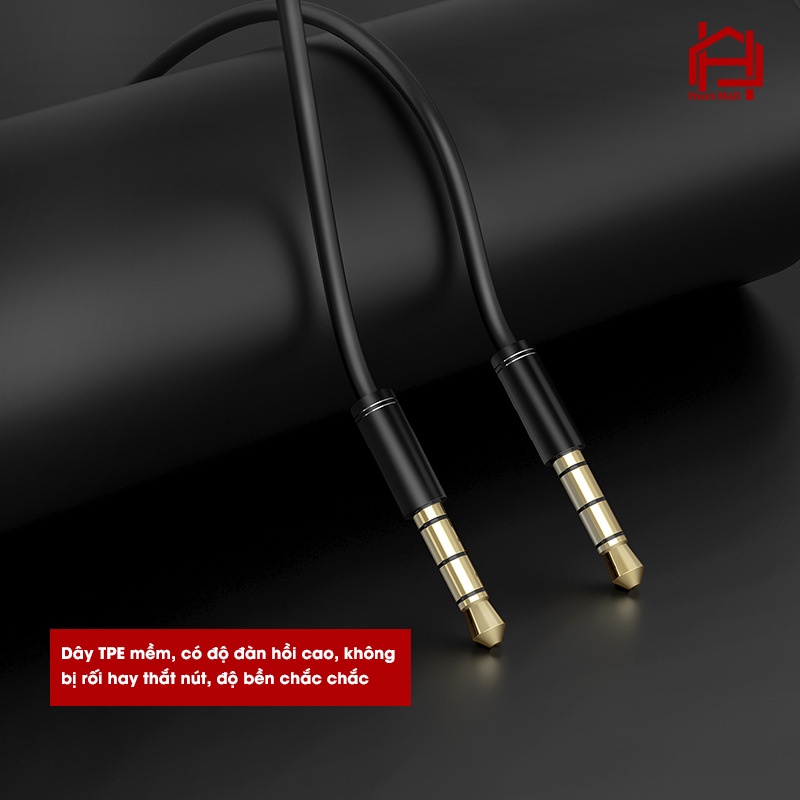 Dây kết nối, chuyển đổi 2 đầu thiết bị VIDEO/AUDIO HSON, dây dài 1.5M nhiều màu sắc