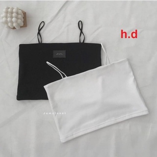 Áo 2 dây nữ SEXy dây sợi bún chất bozip đẹp thêu logo cực xinh