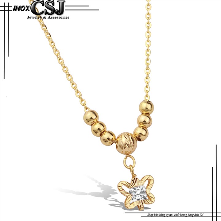 Dây chuyền Hình Bướm xinh gắn bi tròn