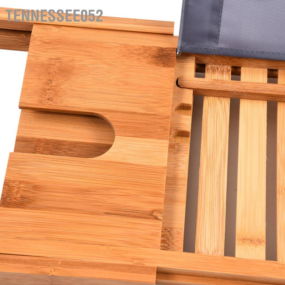 Hàng HOT Khay gác bồn tắm sang chảnh Bằng Gỗ Tre Có Thể Thu Gọn có ngăn đựng nến thơm Cho Nhà Tắm【Tennessee052】