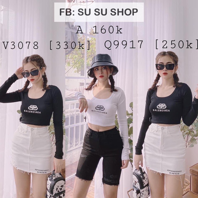 áo kiểu croptop 85k