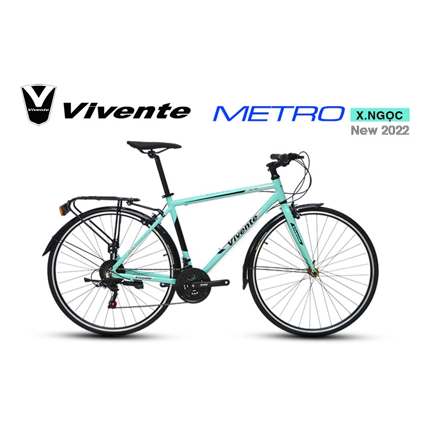 [XĐ Giá Rẻ] Xe Đạp Touring 700c Vivente Metro 2022 Khung Nhôm