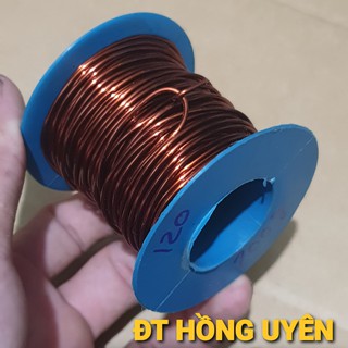 Dây đồng cuộn (1.2mm 200g). Dây đồng được bọc emay cách điện, chịu nhiệt độ cao