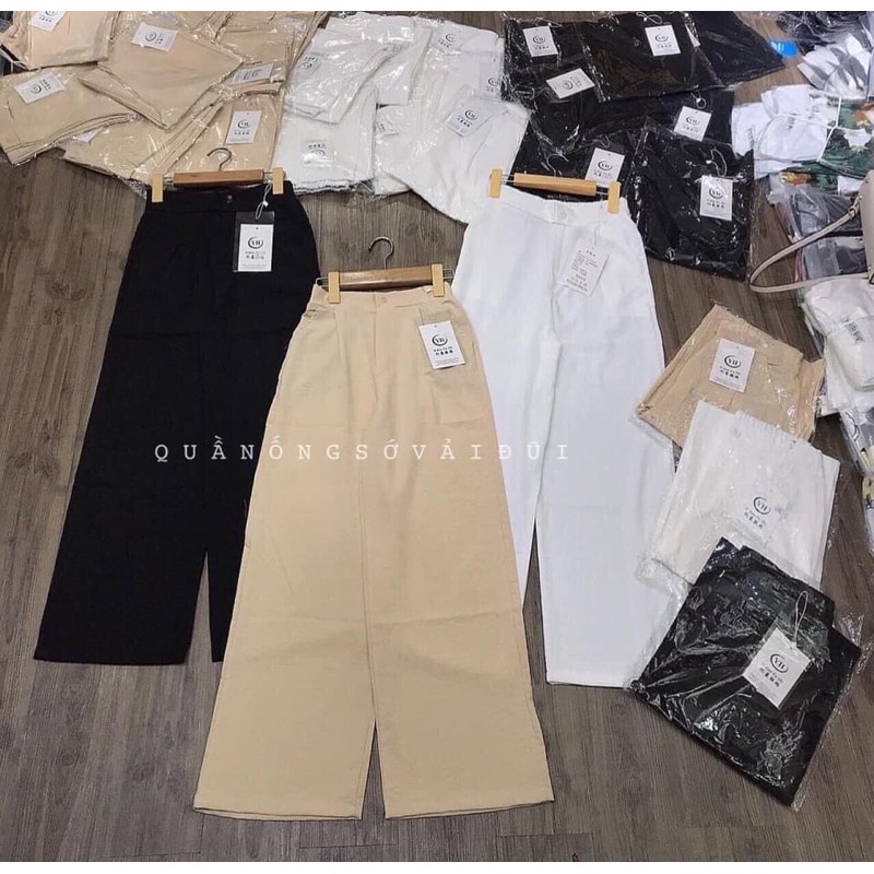 Quần suông culottes ống rộng BIG SIZE - chất đũi lưng chun cực mát co dãn mềm mại cực thoải mái | BigBuy360 - bigbuy360.vn
