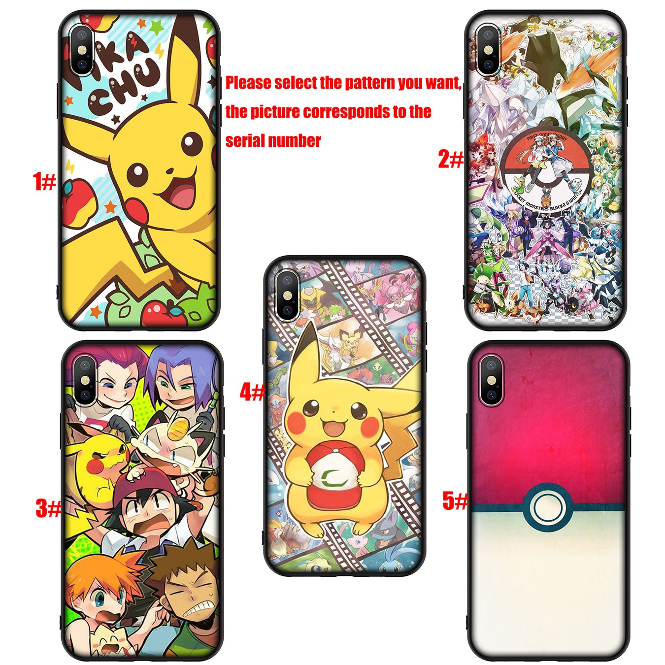 Soft Silicone Samsung Galaxy Note 20 Ultra 10 Plus Lite 9 8 A11 A51 A71 + Phone Case Pikachu Pokémon cute Casing