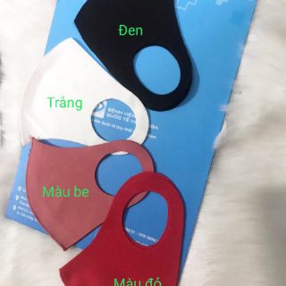 [HÀNG CHUẨN ĐẸP] khẩu trang su 3D ( thay thế khẩu trang y tế) có hình thật