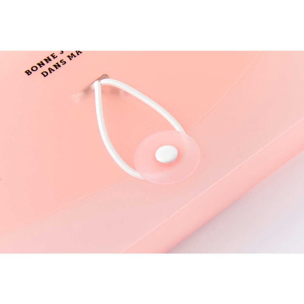 Bìa Đựng Tài Liệu ARTBOX Màu Hồng Thời Trang Có Dây Đóng Mở Tiện Dụng