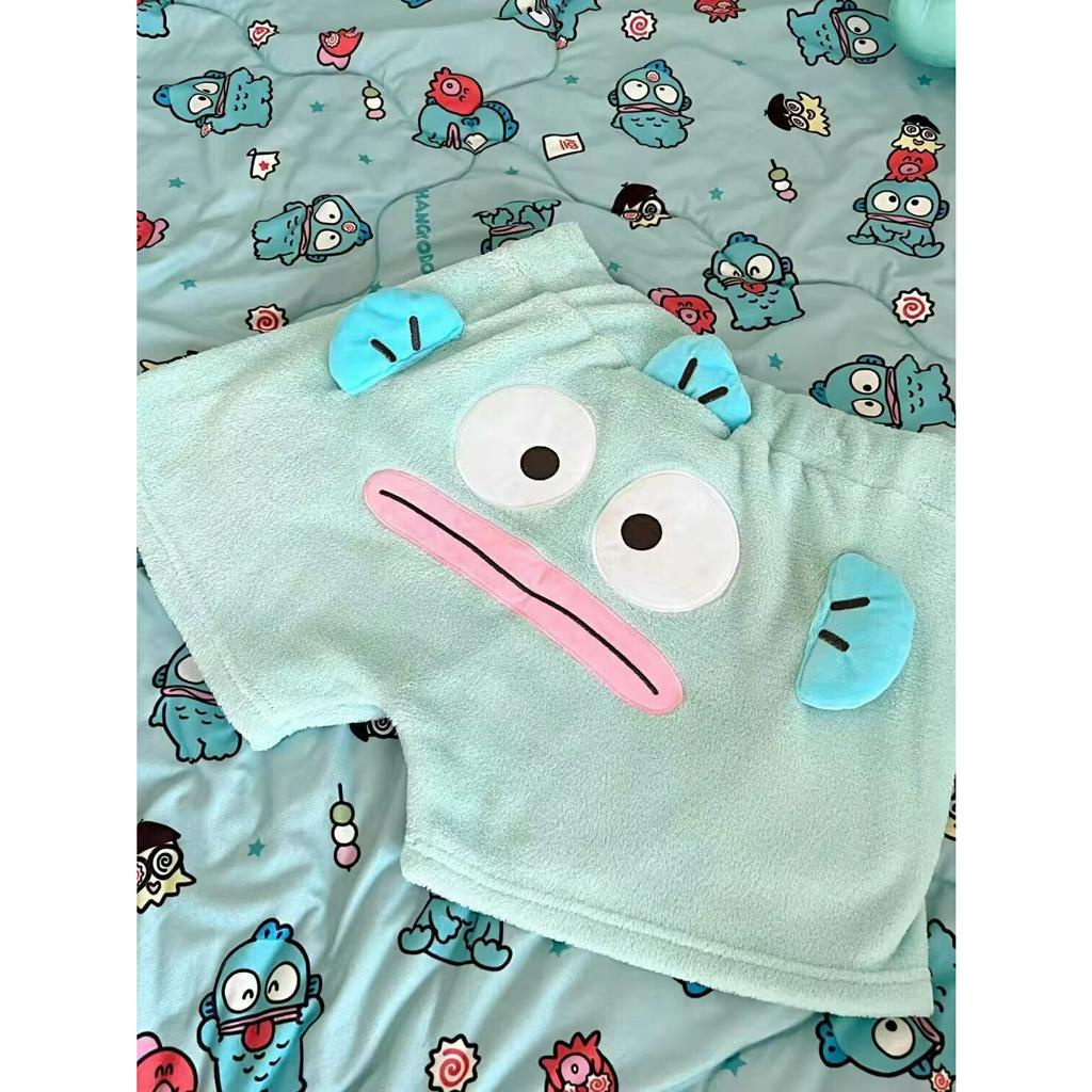 Quần Ngủ Ngắn Thêu Hình Cá Dễ Thương Phong Cách Hàn Quốc Cho Nữ