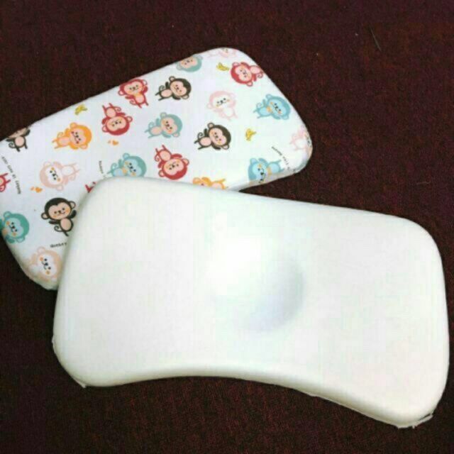 Gối Cao Su Non Tự Nhiên Chống Méo Đầu Cho Bé, Gối Baby Tâm An