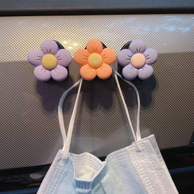 Creative cute cartoon design storage hanger hooks for car interior xAxz