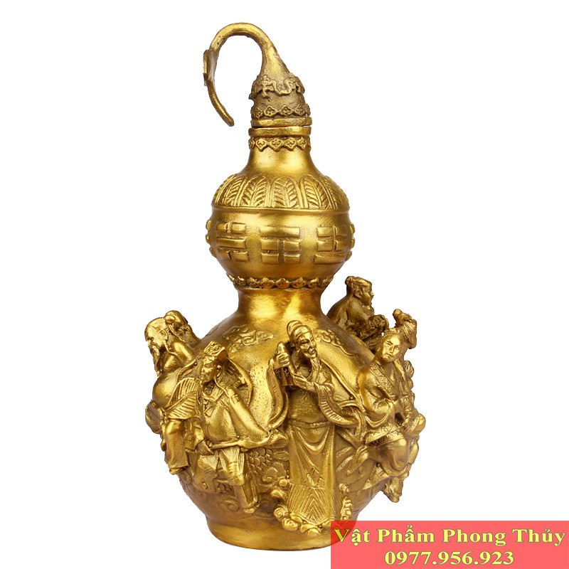 HỒ LÔ ĐỒNG NGUYÊN CHẤT- HỒ LÔ BÁT TIÊN 18cm