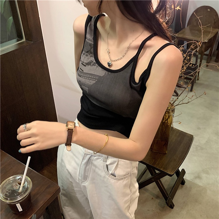 Áo hai dây + áo khoác ngoài cao cấp phong cách sang trọng cho nữ COZOK