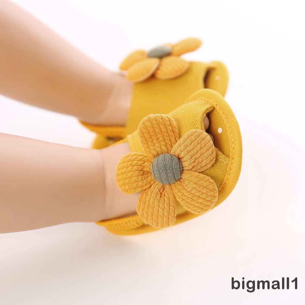 Giày sandal siêu nhẹ và thoải mái với họa tiết hoa hướng dương dùng cho bé gái