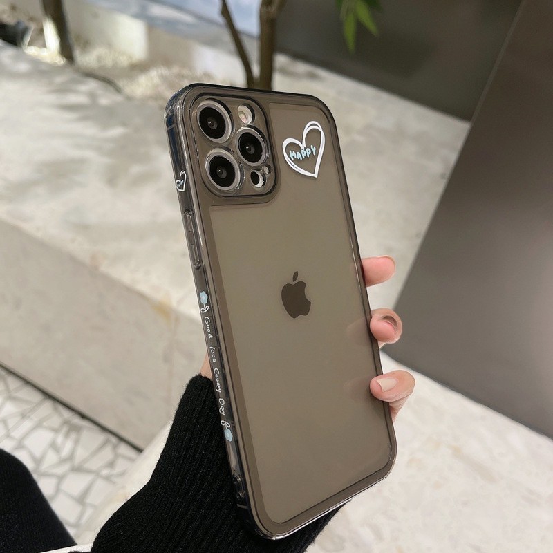 ốp viền vuông màu có bảo vệ camera