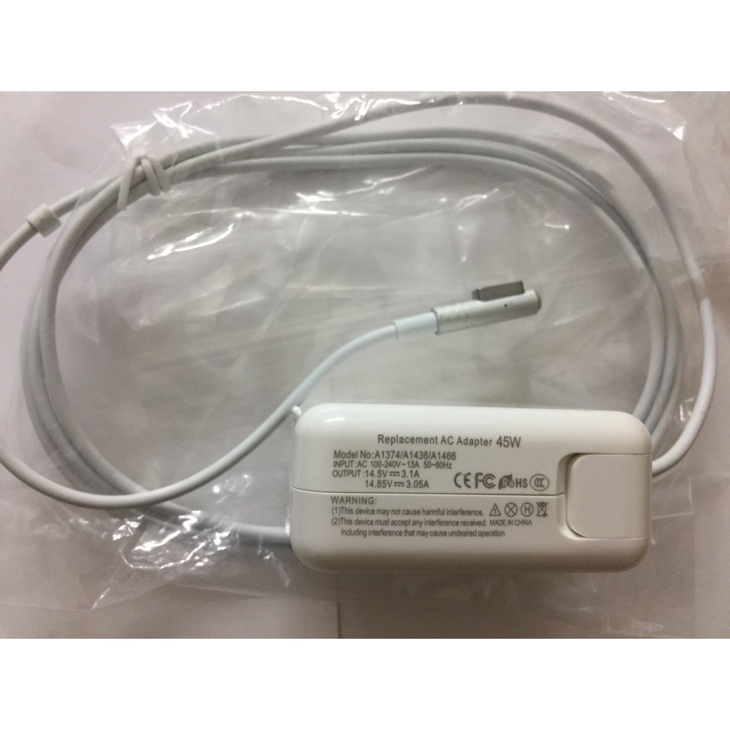 Sạc Macbook Air 14.5V-3.1A- 45W- magsafe 1