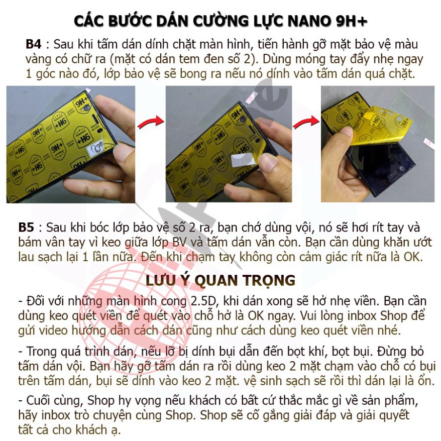 Dán cường lực dẻo nano 9H+ iPhone 5 SE