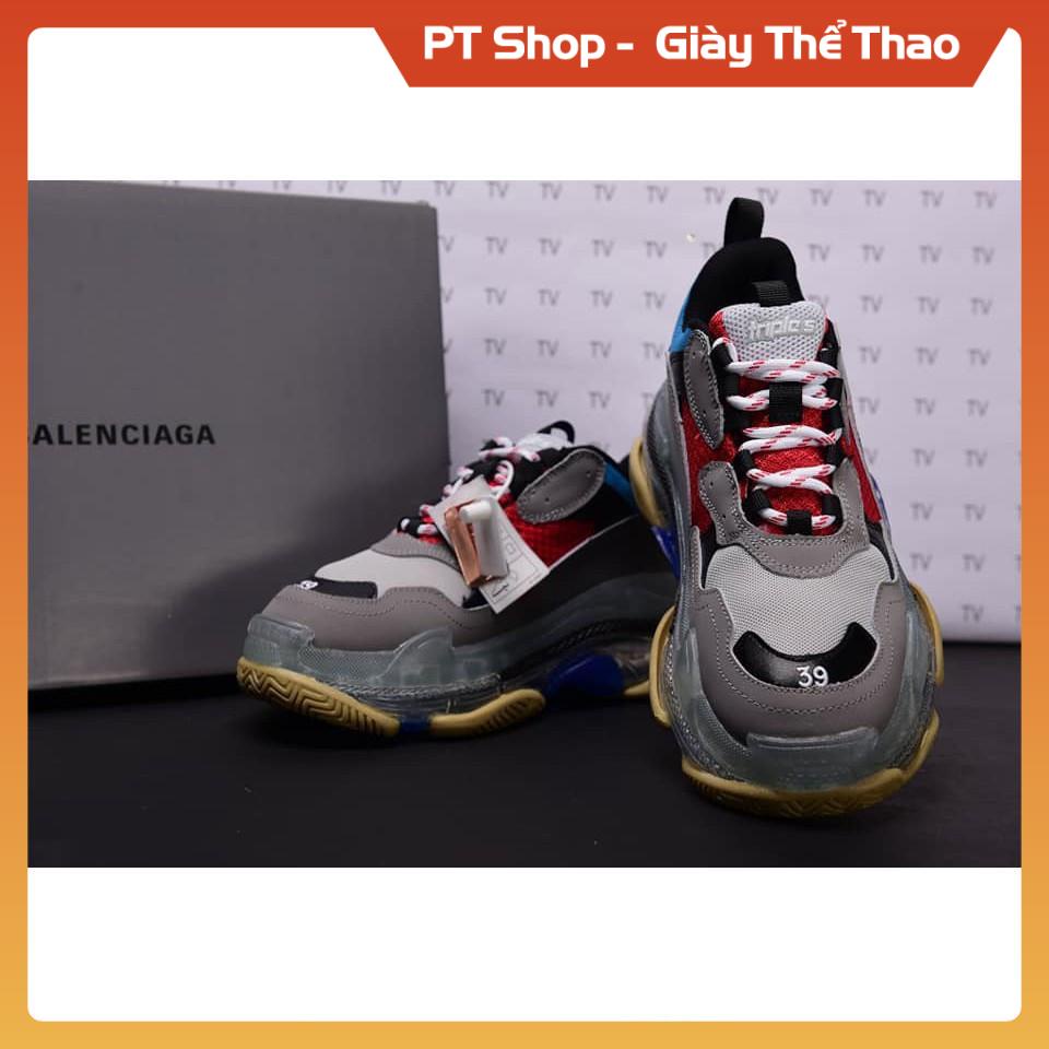 [FreeShip+ Hàng Cao Cấp] Giày Balen Đế Khí Cao Cấp Xanh Đỏ 1:1, Giày thể thao nam nữ Full phụ kiện Sneaker