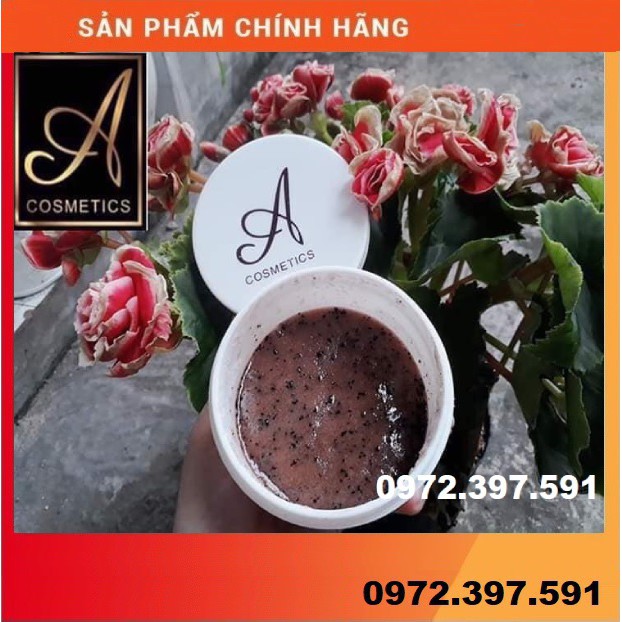 Muối tẩy da chết Cafe Chồn Acosmetics hàng chính hãng 350gr