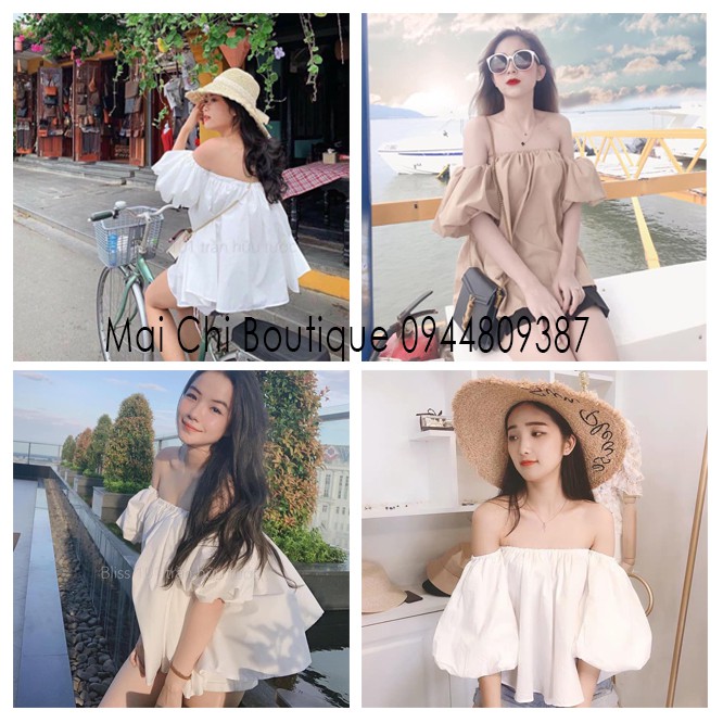 ÁO TRỄ VAI BÈO TAY BỒNG MAICHI | BigBuy360 - bigbuy360.vn