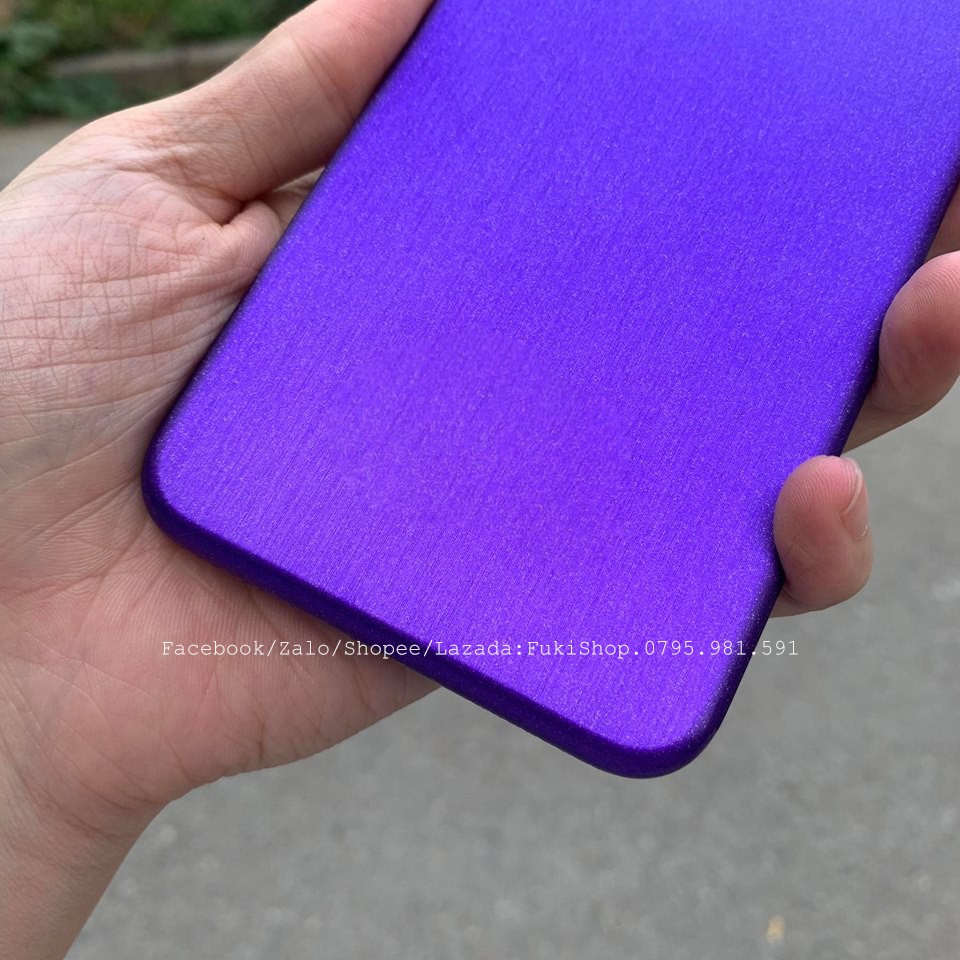 Tấm Dán Skin mặt sau Màu Tím Purple FULL VIỀN Cho 5 6 7 8 6plus 7plus 8plus X XS XR XSMAX 11 PRO MAX 12 PRO MAX