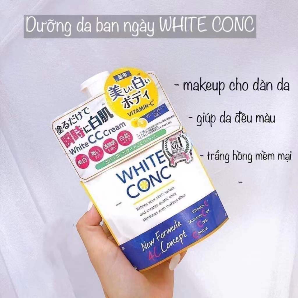 SỮA DƯỠNG THỂ TRẮNG DA WHITE CONC CREAM
