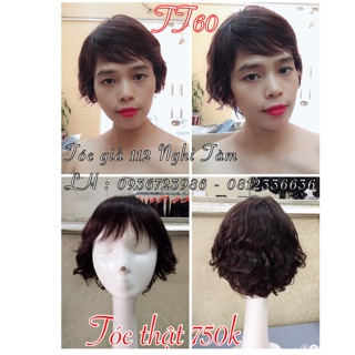 Tóc nguyên đầu làm từ tóc thật
