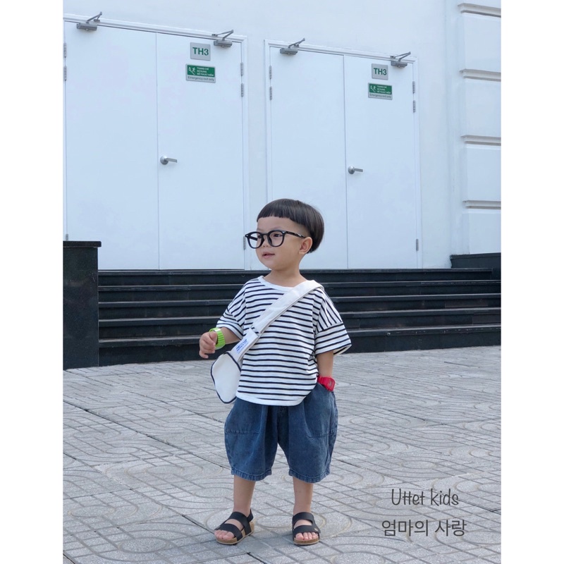 ÁO THUN SỌC BÉ GÁI VÀ BÉ TRAI 1109 STYLE PHONG CÁCH HÀN QUỐC