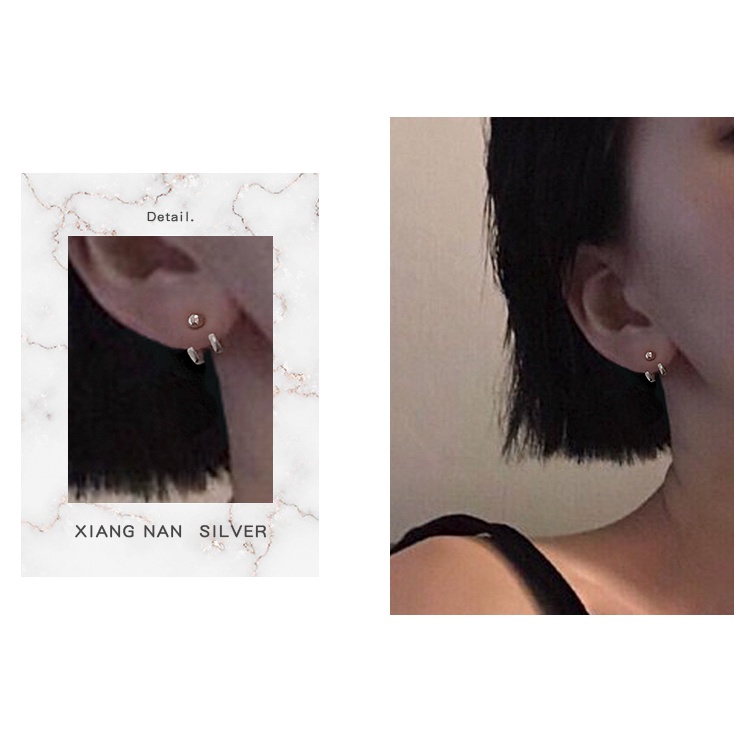 Bông Tai Hình Trái Tim Dễ Thương