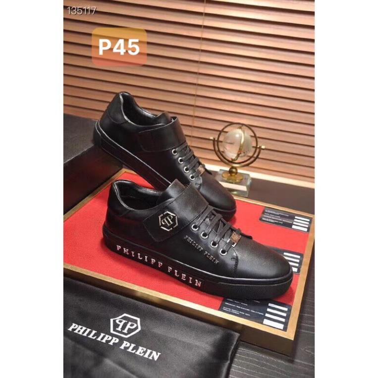 [FREESHIP] Giày SNEAKER Cao Cấp, Giày Philip Đen P45 .