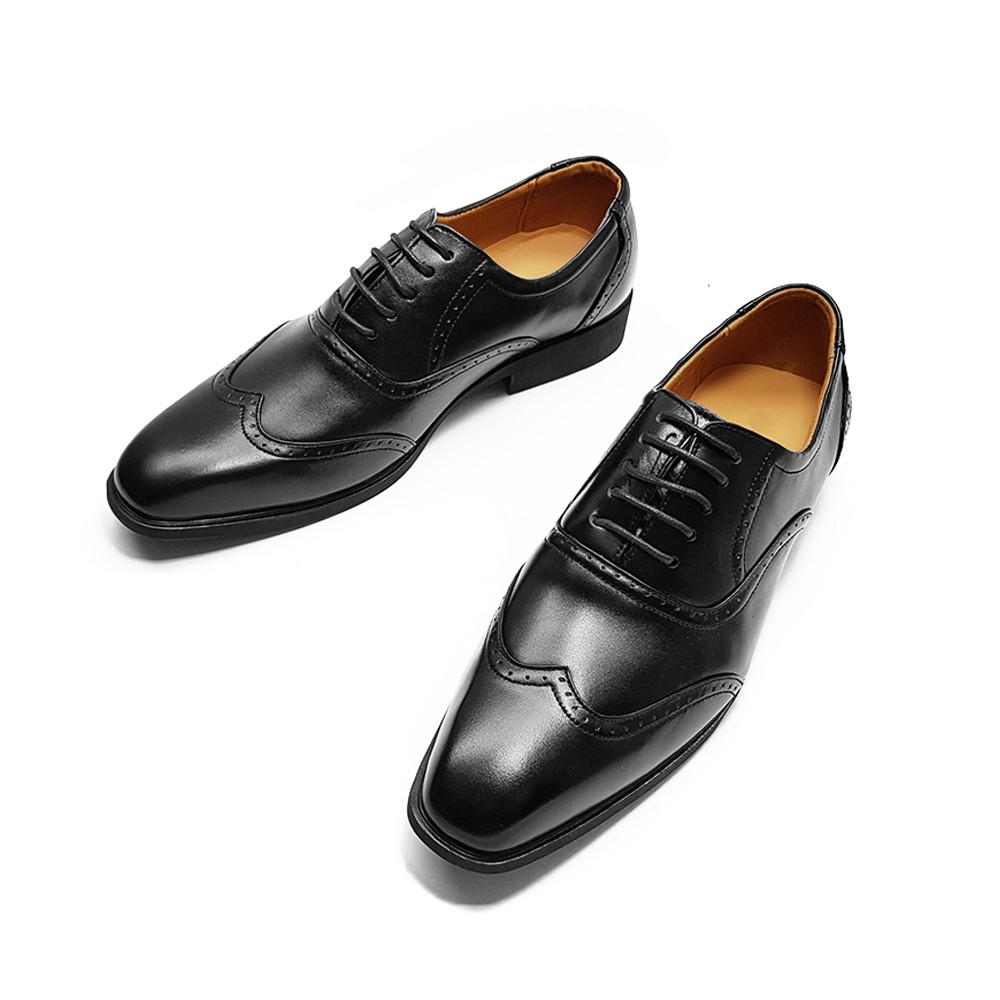 Giày công sở nam buộc dây da bò thật CS51D