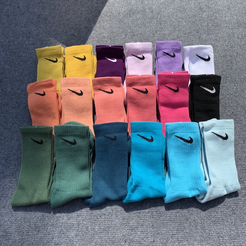 Tất vớ thể thao Nai kì cổ cao_full bảng màu