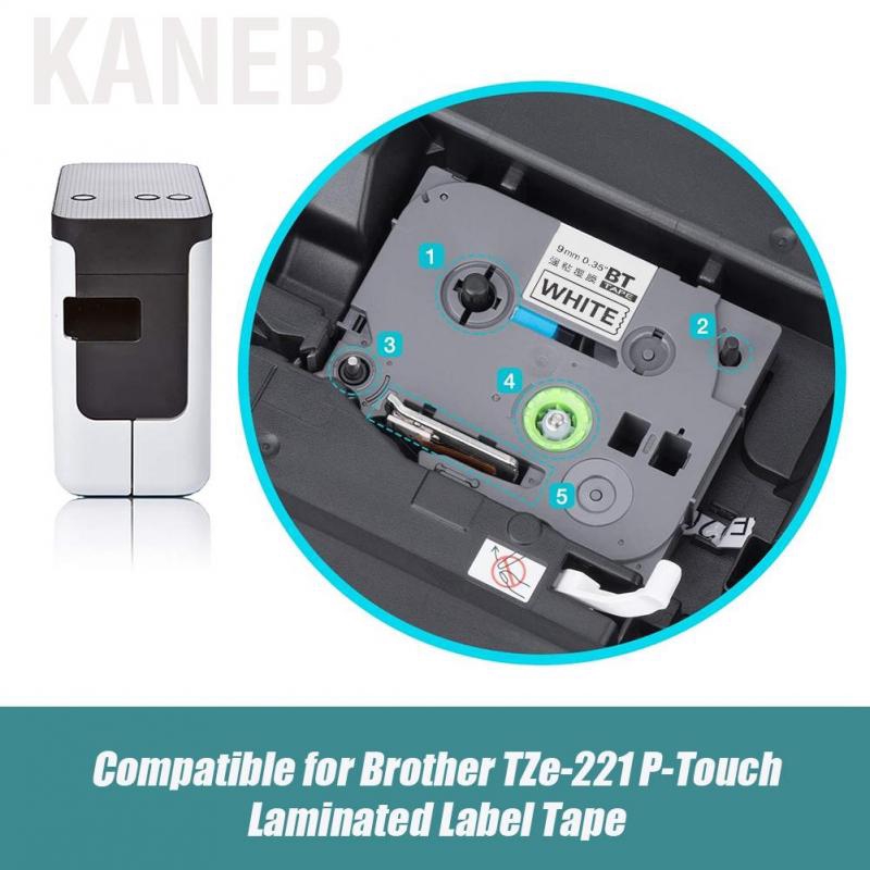 【Shop recommendation】Compatible for Brother TZe-221 P-Touch Black On White Laminated Label Tape 9mm | BigBuy360 - bigbuy360.vn