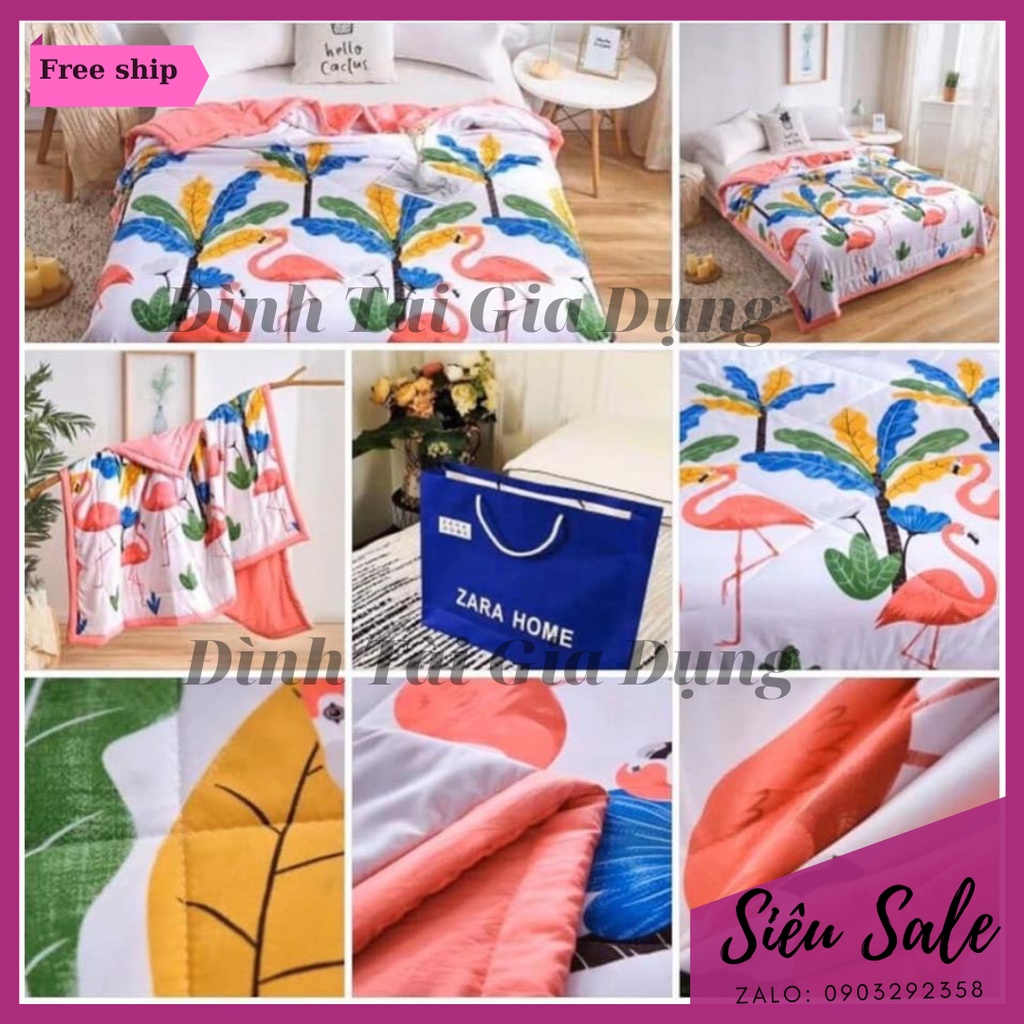 Chăn hè đũi Zara Home siêu mềm mịn 2mx2m2  Đ𝒊̀𝒏𝒉 𝑻𝒂̀𝒊 𝑮𝒊𝒂 𝑫𝒖̣𝒏𝒈