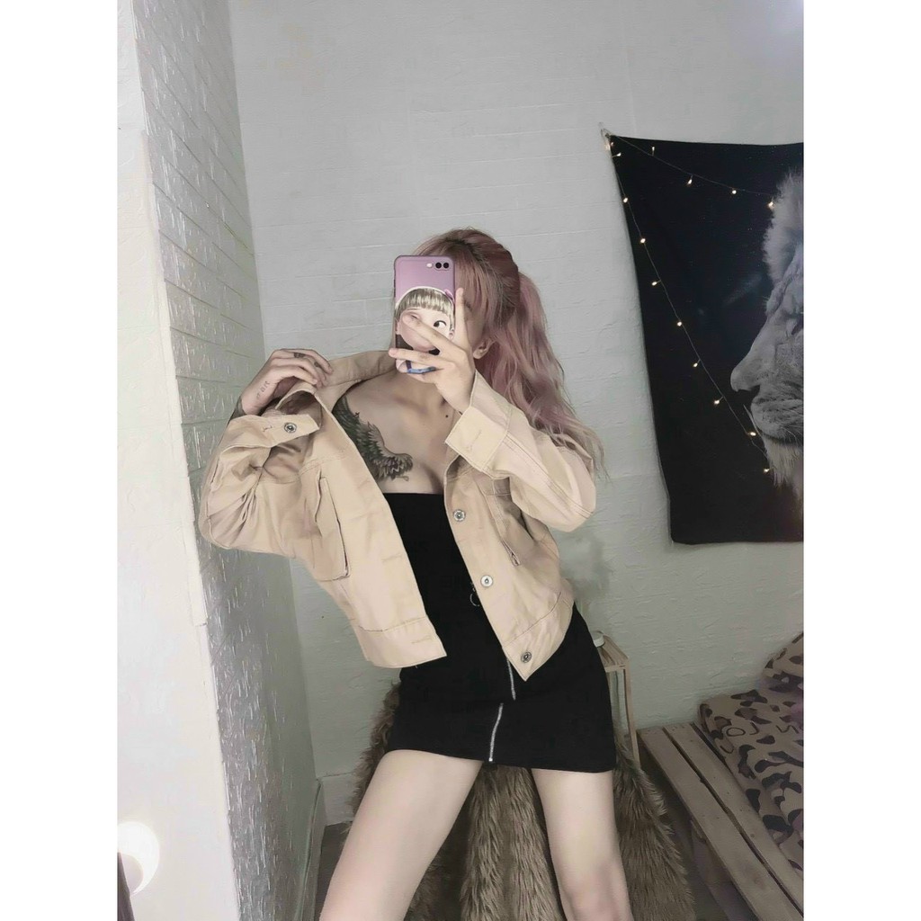 [SP BÁN CHẠY] Áo khoát kaki túi hộp SÀNH ĐIỆU TV183210