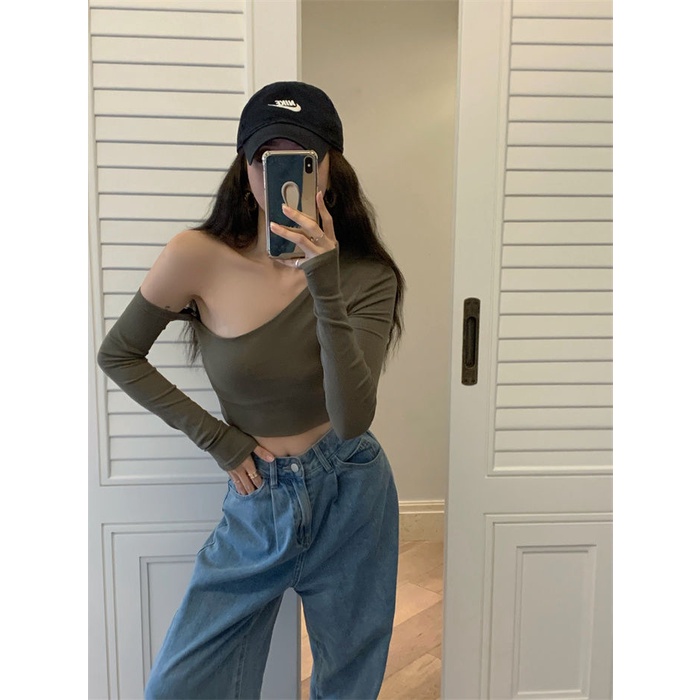 Áo Thun Nữ Dài Tay Hở Vai Gợi Cảm