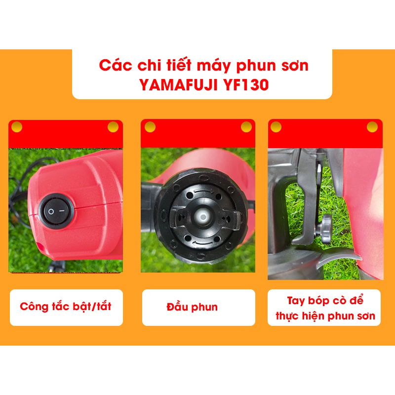 Máy phun sơn chạy điện Yamafuji YF130