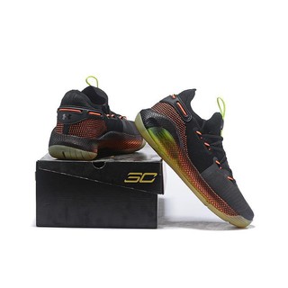 Under Armour Curry 6 Low-Top Casual Sneakers Giày bóng rổ Đào tạo -114