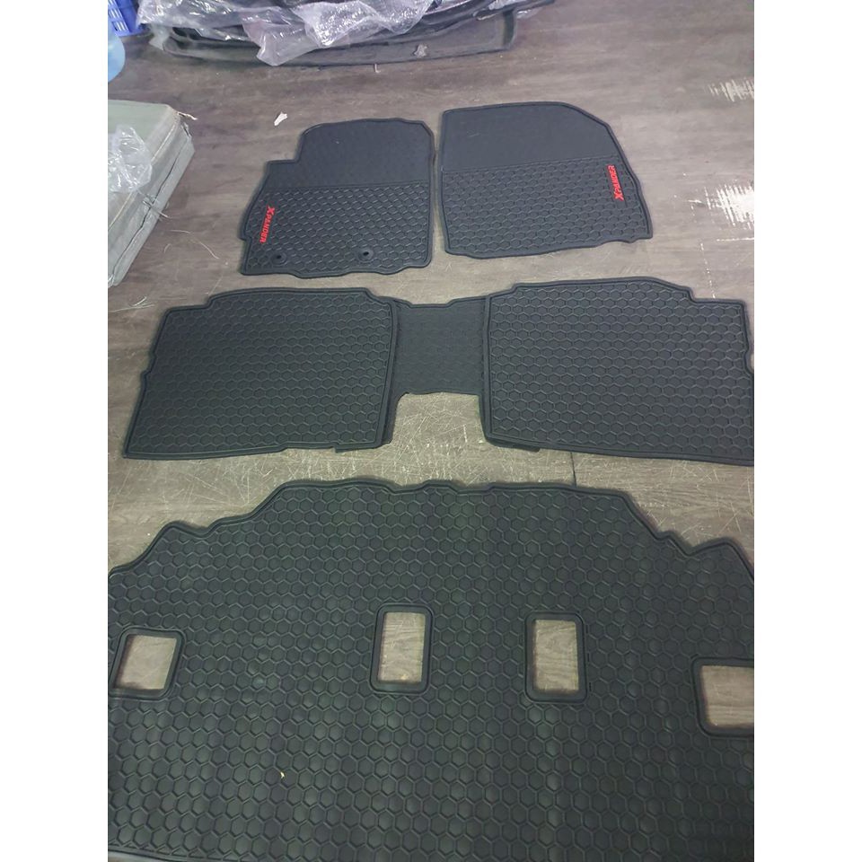 Thảm lót sàn cao su xe Mitsu Xpander 2018-2019 hàng đúc cao cấp ko mùi