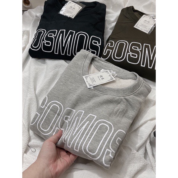 Set bộ đồ nỉ dài tay nam nữ form rộng unisex COSMOS Set đồ nữ dài tay hoodie Ulzzang  freeship  sale