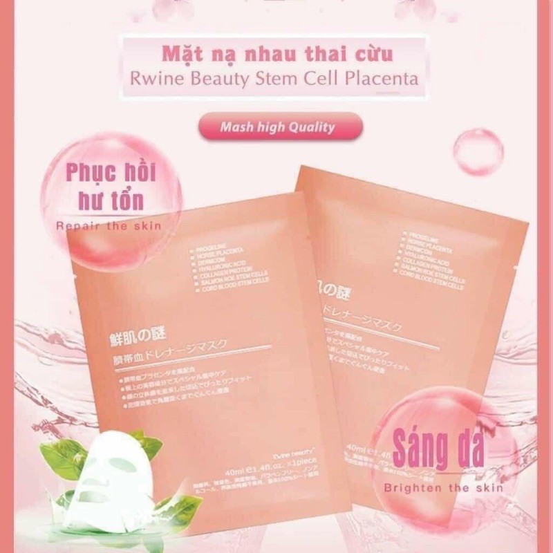 mặt nạ nhau thai cừu cuống rốn Nhật